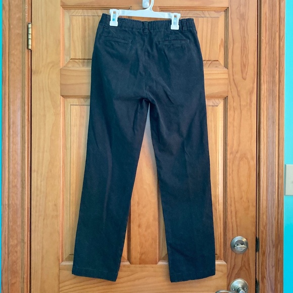 Boy’s size 12 Lands’ End black dress pants with adjustable waist - Picture 2 of 7